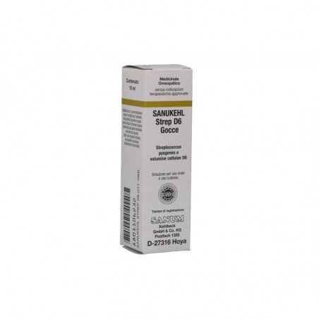 Sanum-kehlbeck Gmbh & Co. Kg Sanukehl Strep D6 Gocce 10 Ml