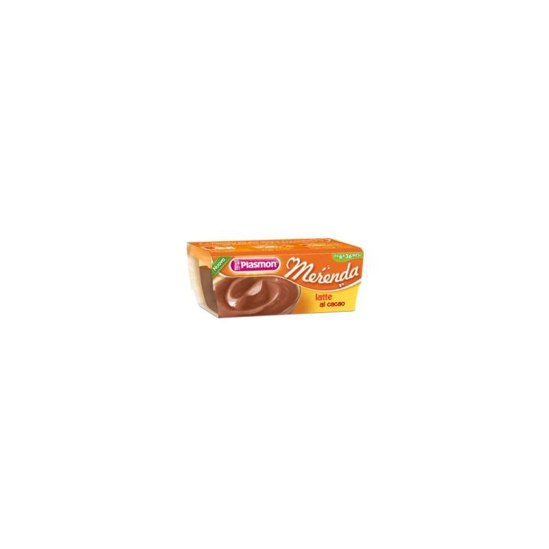 Plasmon La Merenda Dei Bambini Merende Latte Cacao Asettico 2 X 120 G