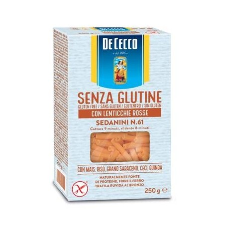 F. Lli De Cecco De Cecco Sedanini N61 Lenticchie Rosse 250 G