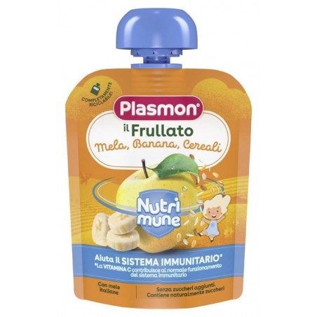 Plasmon Nutri-mune Mela/banana/cereali 85 G