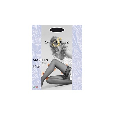 Solidea By Calzificio Pinelli Marilyn 140 Sheer Calza Autoreggente Camel 1