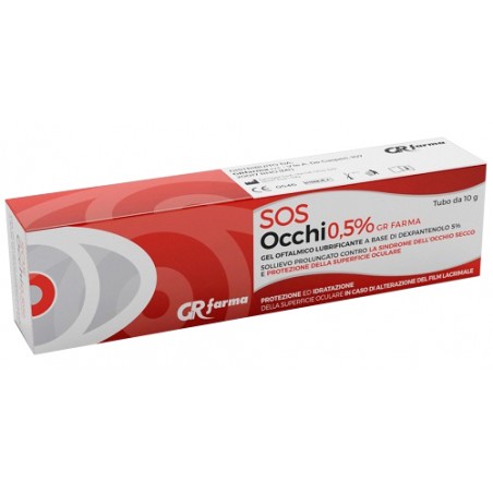 Gr Farma Gel Oftalmico Lubrificante Dexpantenolo 5% Sos Occhi 0,5% 10 G