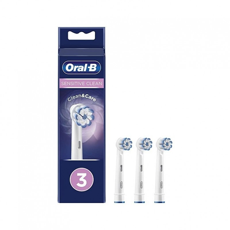 Procter & Gamble Oralb Sensitive Clean Eb60 Testine Per Spazzolino Elettrico 3 Pezzi