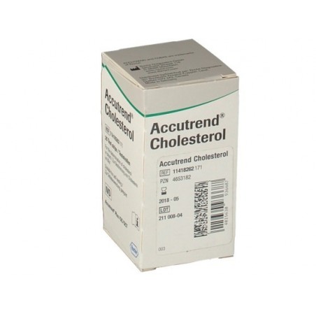 Roche Diagnostics Test Colesterolo Totale Accutrend Cholesterol 25 Pezzi