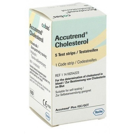 Roche Test Colesterolo Totale Accutrend Cholesterol 5 Pezzi