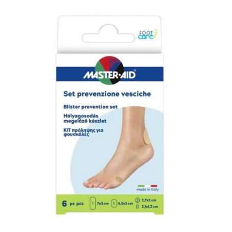 Pietrasanta Pharma Protezione Vesciche Master-aid Footcare Mix 6 Pezzi A3