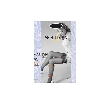 Solidea By Calzificio Pinelli Marilyn 70 Sheer Calza Autoreggente Camel 4