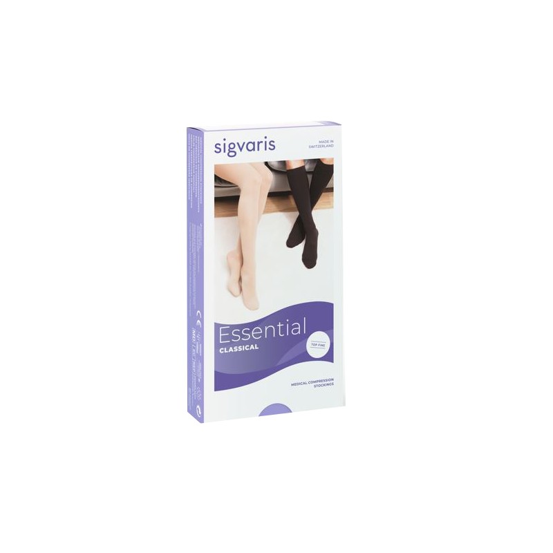 Sigvaris Top Fine 701 Ccl1 Tfq Monocollant Destro Corto Crispa Punta Aperta M