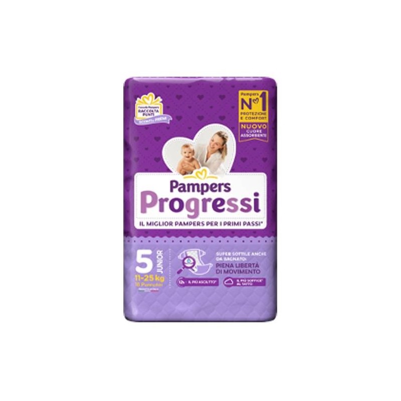 Fater Pampers Progressi Junior 18 Pezzi