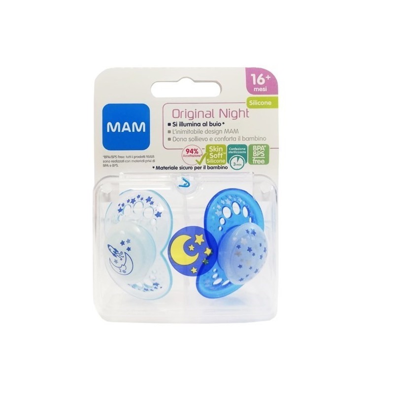 Bamed Baby Italia Mam Original N 16+ Silicone Doppio Maschio