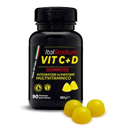 Falqui Italstadium Vit C+d Limone 90 Gommose