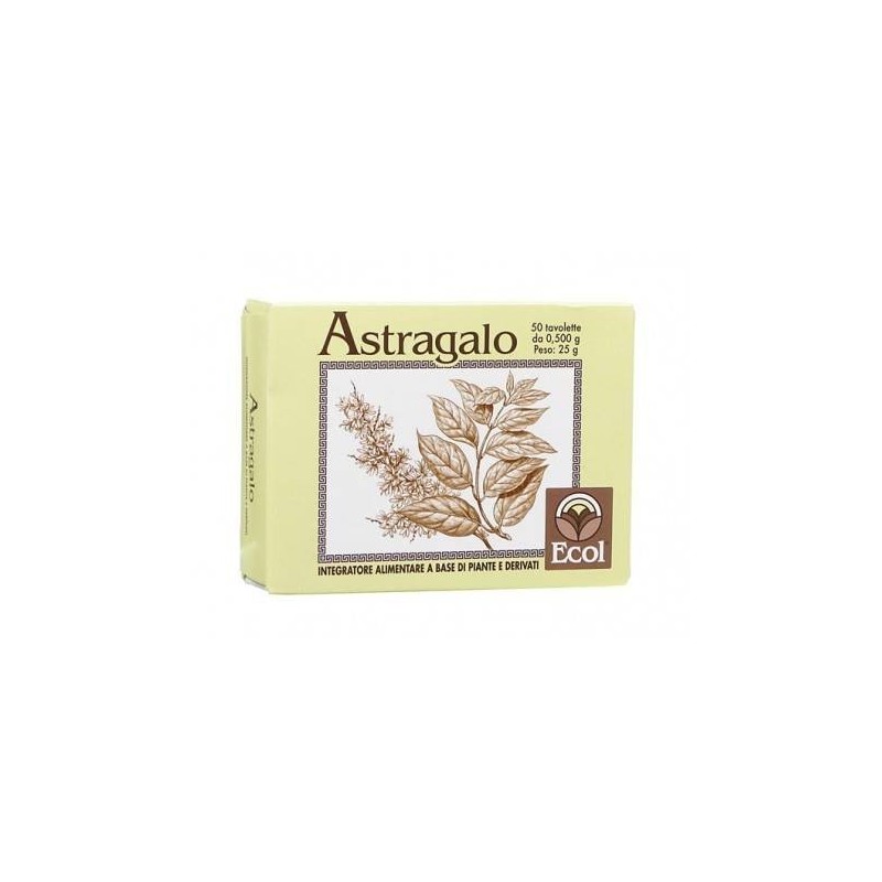 Ecol Astragalo 50 Tavolette 500 Mg