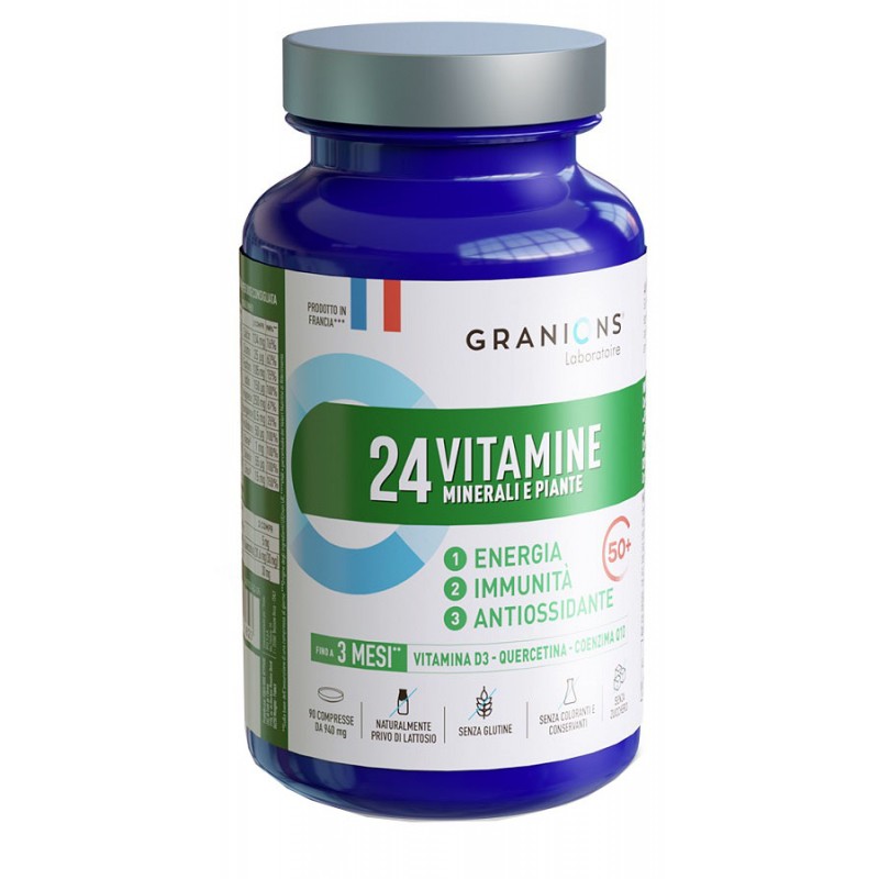 Equilibre Attitude Granions 24 Vitamine Minerali E Piante 90 Compresse