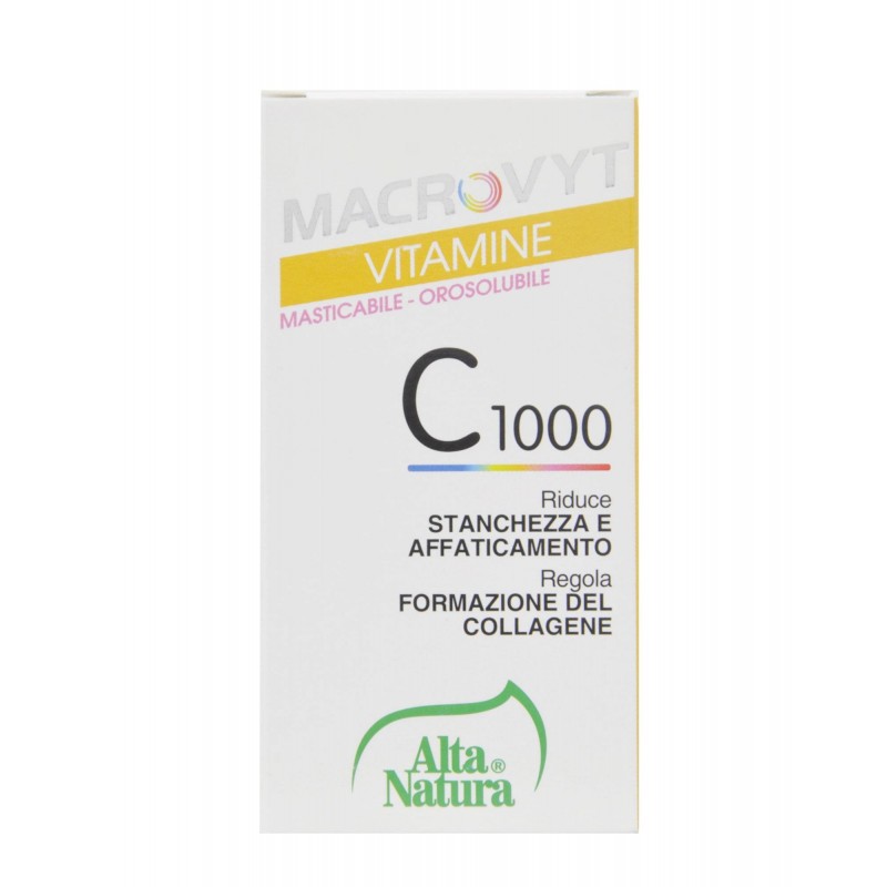 Alta Natura-inalme Macrovyt Vitamina C 1000 Fast & Slow 30 Compresse