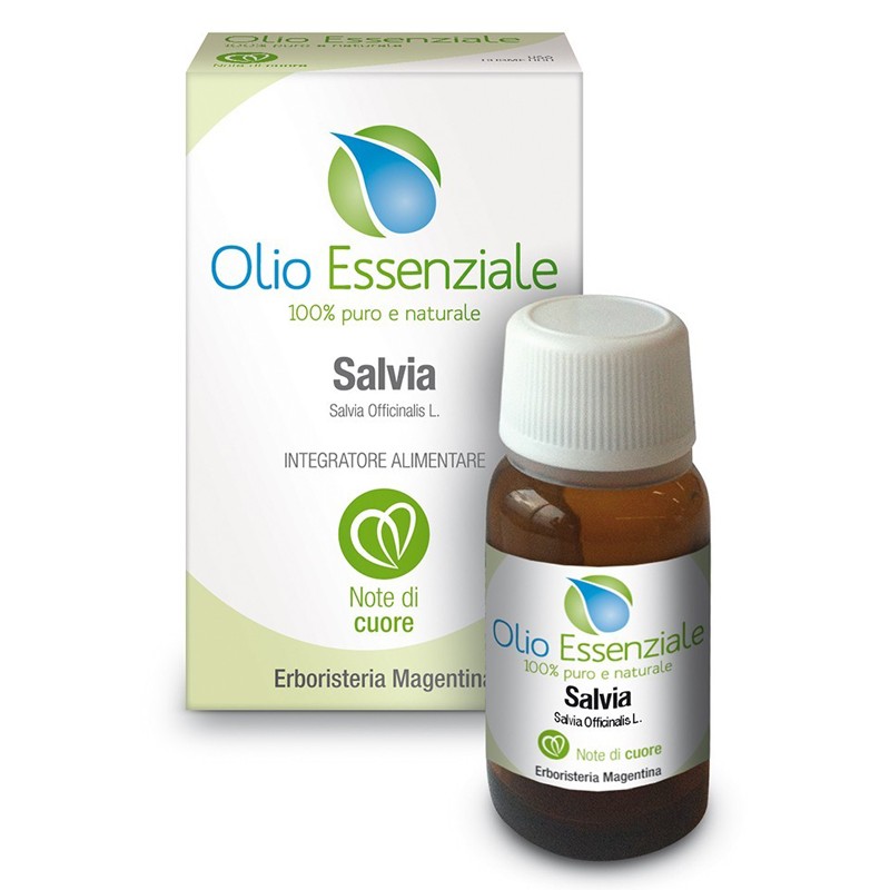 Erboristeria Magentina Salvia Officinalis Olio Essenziale 10 Ml