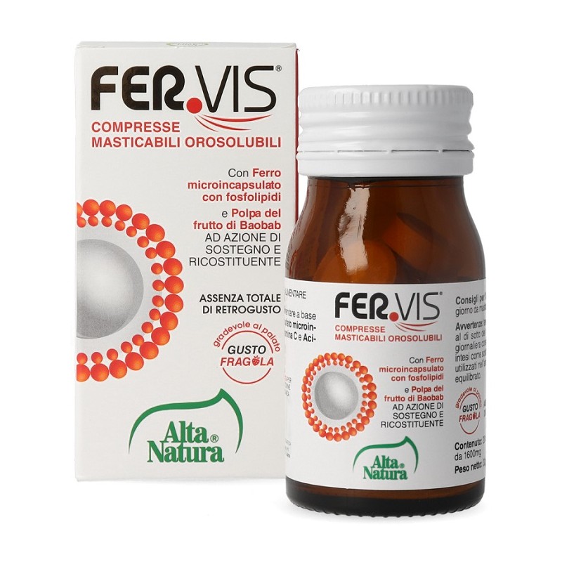 Alta Natura Fervis 20 Compresse Masticabili Orosolubili