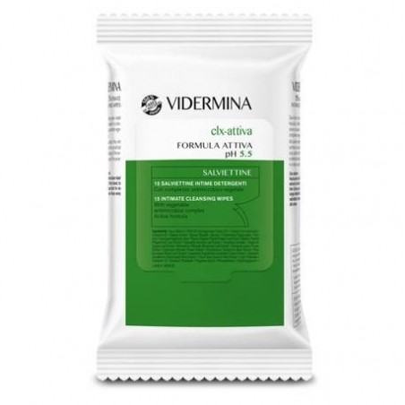 Ist. Ganassini Vidermina Clx Attiva 15 Salviette Intime Detergenti