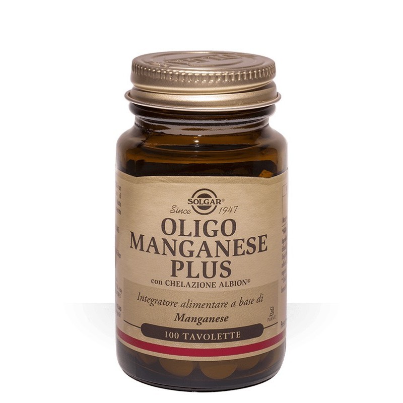 Solgar It. Multinutrient Oligo Manganese Plus 100 Tavolette