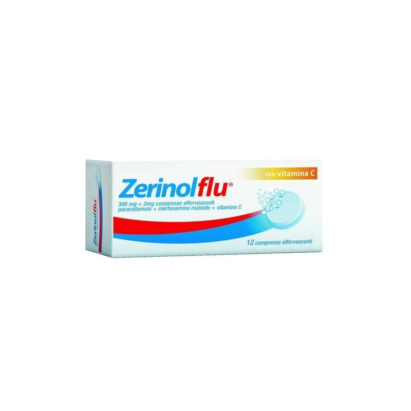 Zerinolflu analgesico e antipiretico 12 Compresse Effervescenti