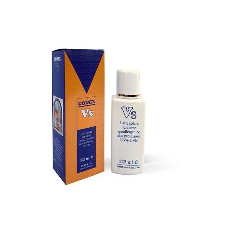 Codex V Vs Latte Solare Idratante Alta Protezione 125 Ml