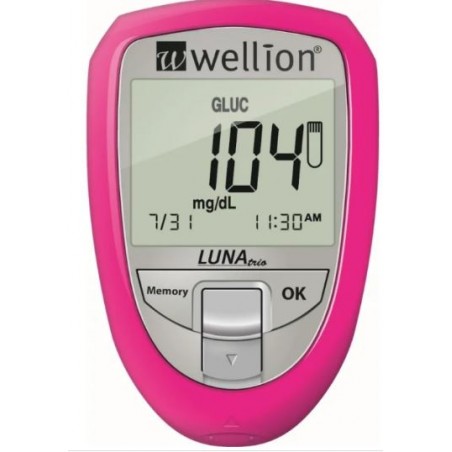 Med Trust Italia Wellion Luna Trio Rosa Kit