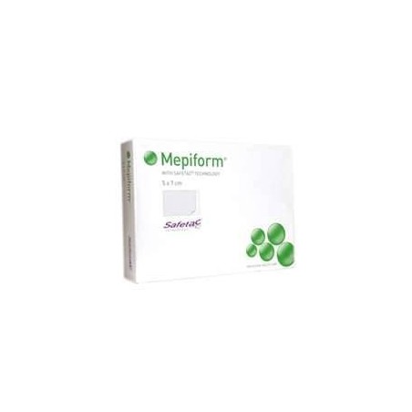 Molnlycke Medicazione Mepiform Atraumatica Per Cicatrici E Cheloidi Non Sterile 5x7,5cm 5 Pezzi