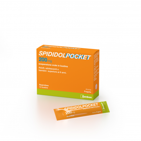 Zambon Italia Spididolpocket 200 Mg Sospensione Orale In Bustina Ibuprofene