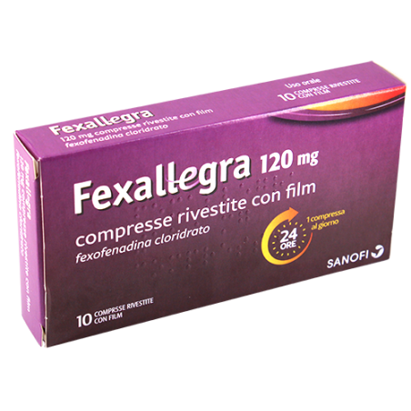 Gmm Farma Fexallegra 120 Mg Compresse Rivestite Con Film Fexofenadina Cloridrato