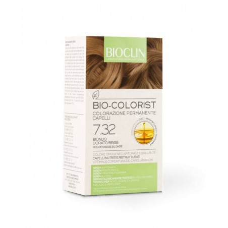 Ist. Ganassini Bioclin Bio Colorist 7,32 Biondo Dorato Beige