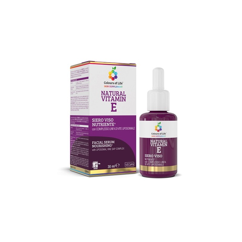 Optima Naturals Colours Of Life Natural Vitamin E Siero Viso 30 Ml