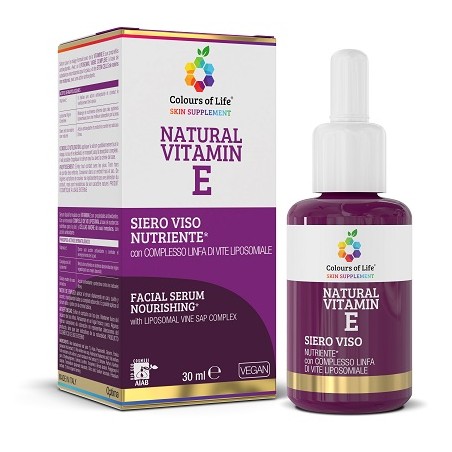 Optima Naturals Colours Of Life Natural Vitamin E Siero Viso 30 Ml