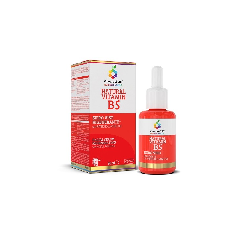 Optima Naturals Colours Of Life Natural Vitamin B5 Siero Viso 30 Ml