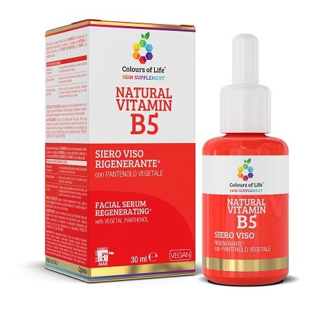 Optima Naturals Colours Of Life Natural Vitamin B5 Siero Viso 30 Ml