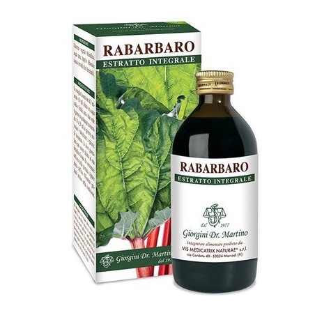 Dr. Giorgini Ser-vis Rabarbaro Estratto Integrale 200 Ml