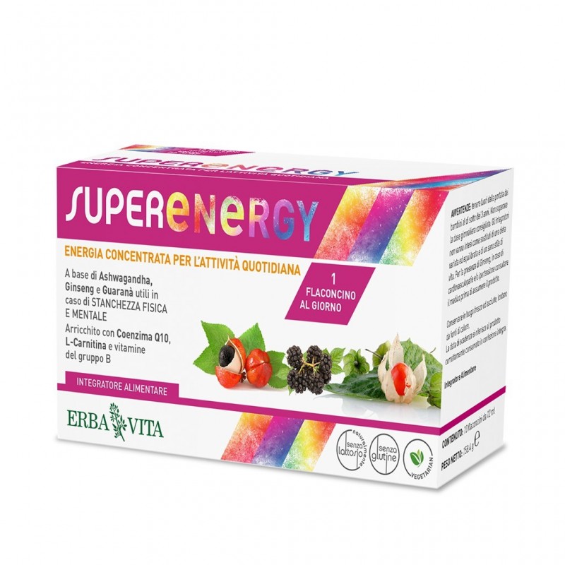 Erba Vita Group Super Energy 10 Flaconcini Da 12 Ml