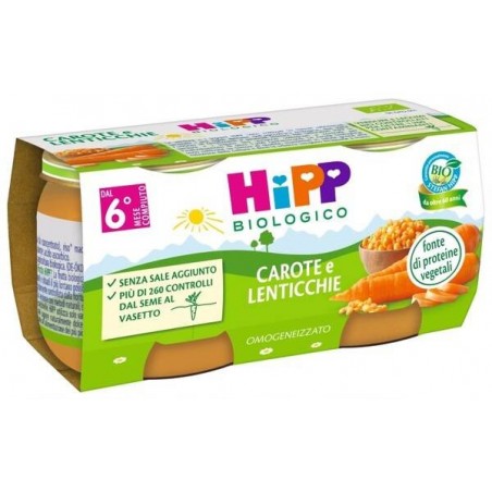 Hipp Italia Hipp Bio Omogeneizzato Verdure/legumi 2x80 G