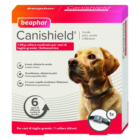 Beaphar Canishield 1,04 G Collare Medicato Per Cani Di Taglia Grande