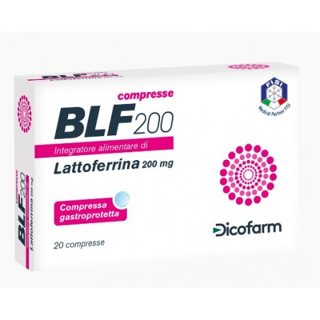 Dicofarm BLF 200 integratore di lattoferrina per il sistema immunitario 20 compresse