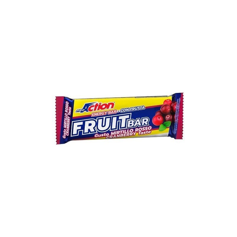 Proaction Fruit Bar Barretta Energetica Al Mirtillo Rosso 40 G