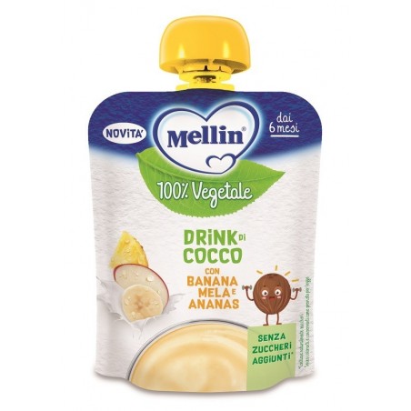 Danone Nutricia Soc. Ben. Mellin Pouch Cocco Mela Banana Ananas 90 G