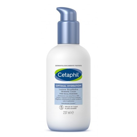 Galderma Italia Cetaphil Optimal Hydration Lozione Idratante Ricostitutiva Idratante Corpo 237 Ml