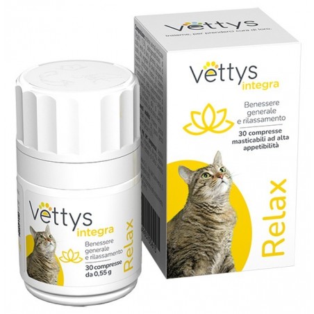 Pharmaidea Vettys Integra Relax Gatto 30 Compresse Masticabili