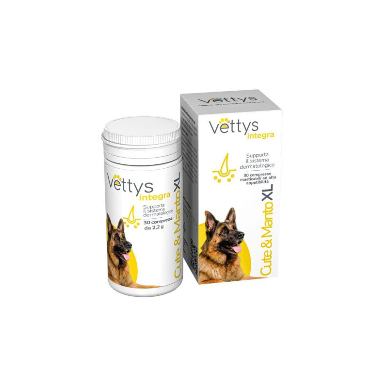 Pharmaidea Vettys Integra Cute & Manto Xl Cane 30 Compresse