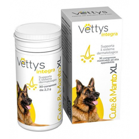 Pharmaidea Vettys Integra Cute & Manto Xl Cane 30 Compresse