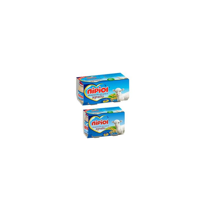 Nipiol Omogeneizzato Agnello 80 G 2 Pezzi