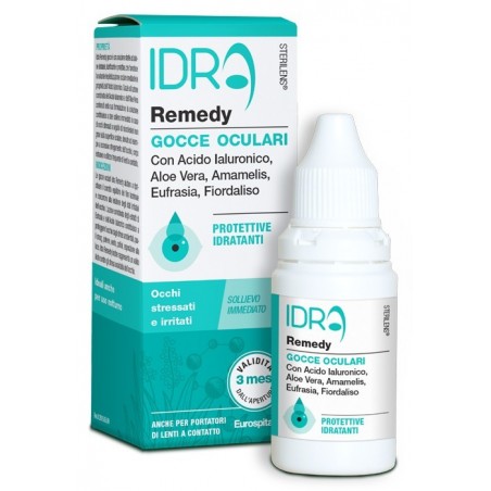 Eurospital Gocce Oculari Protettive Idratanti Sterilens Idra Remedy Con Acido Ialuronico E Aloe Vera 10 Ml