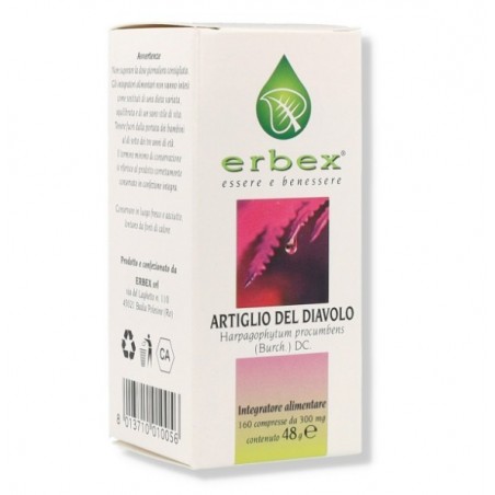 Erbex Artiglio Del Diavolo 160 Compresse