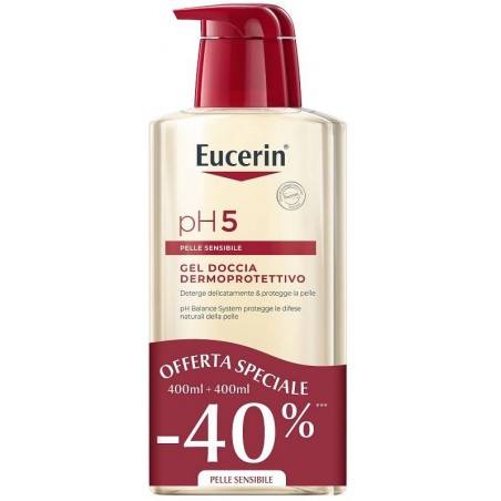 Beiersdorf Eucerin Bipacco Ph5 Gel Doccia 400 Ml + 400 Ml