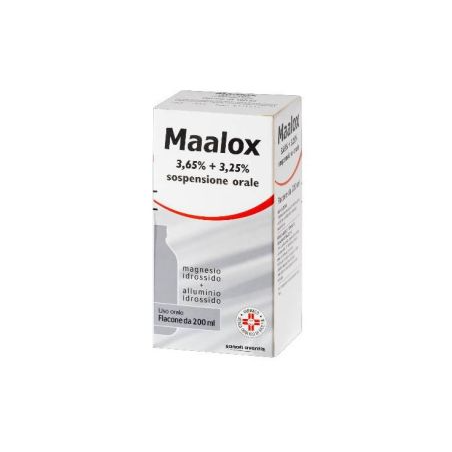 Farmed Maalox 4% + 3,5% Sospensione Orale Aroma Menta Magnesio Idrossido + Alluminio Idrossido