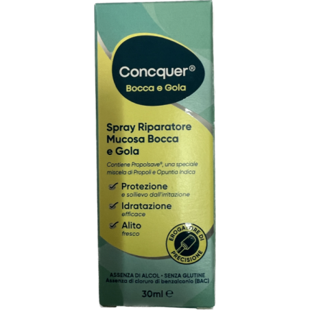 Accord Healthcare Italia Concquer Bocca E Gola Spray Riparatore Mucosa 30 Ml